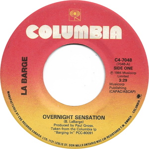 Labarge overnight sensation columbia