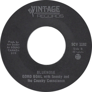 Gord boal with snooky and the country conscience bluenose vintage