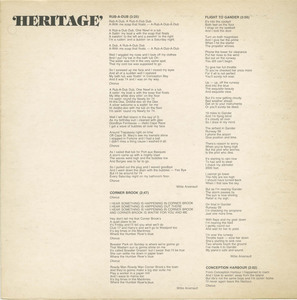 Heritage rub a dub dub long way from toronto gatefold inside 01