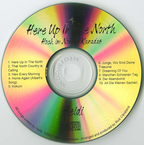 Cd heidi burtenshaw   here up in the north cd