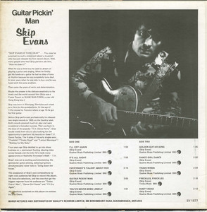 Skip evans   guitar pickin man back