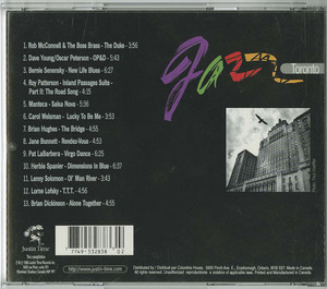 Cd va jazz toronto jewel back