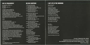 Cd nomeansno shame insert