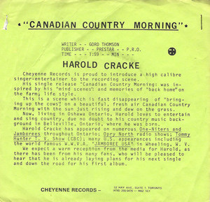 Harold cracke half past a heartache cheyenne
