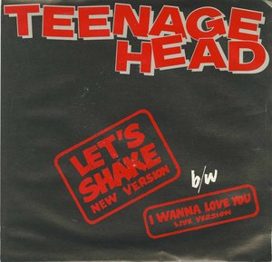 45 teenage head let's shake pic sleeve front