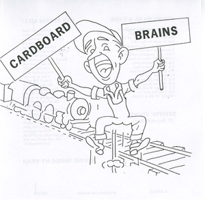 45 cardboard brains the white ep insert side 01