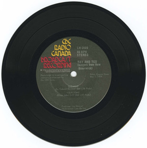45 ray and ted   singers from new brunswick %28cbc lm 246%29 side 02