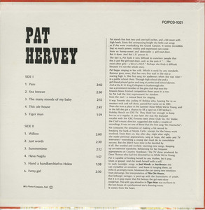 Pat hervey st back sealed