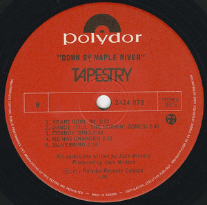 Tapestry   down by maple river label 02
