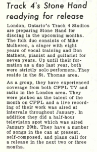 Stone hand   rpm jun 2  1971