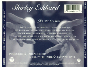 Eikhard  shirley  if i had my way %287%29