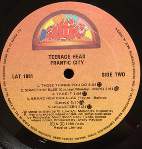 Teenage head   frantic city %281%29