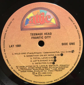 Teenage head   frantic city %282%29