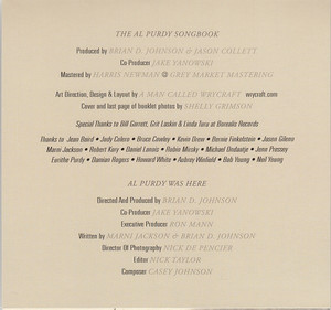 Compilation   the al purdy songbook %287%29