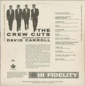 Crew cuts   high fidelity back