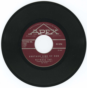 45 witness inc   visions of vanessa pic sleeve vinyl 02