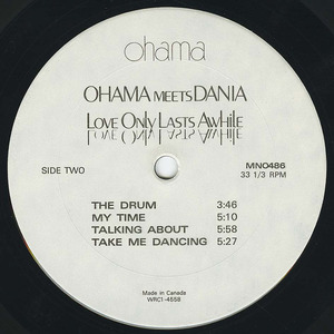 Ohama   meets dania love only lasts awhile label 02