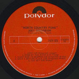 Joey gregorash north country funk label 01