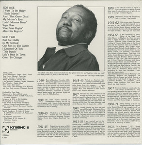 Jackie washington   blues   sentimental back