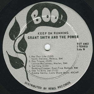 Grant smith   the power   keep on running label 02