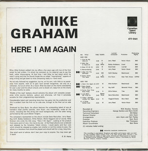 Mike graham   here i am again %28ctl%29 back