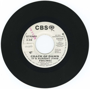 45 crack of dawn it's alright %28this feeling%29 %28cbs djc4 4129%29 vinyl 01