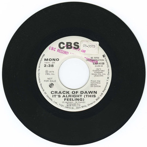 45 crack of dawn it's alright %28this feeling%29 %28cbs djc4 4129%29 vinyl 02