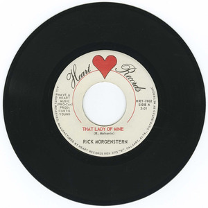 45 rick morgenstern that lady of mine vinyl 01