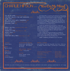 Charlie hipson   you on my mind back