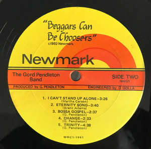 Pendleton  gordon   beggars can be choosers %281%29