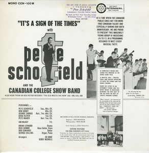 Pete schofield it's a sign of the times mono back