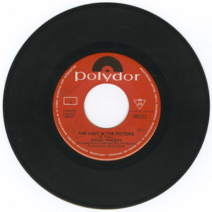 45 michael vincent   the lady in the picture bw early morning sky vinyl 01
