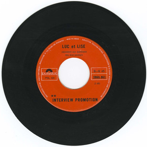 45 luc et lise cousineau   interview promotion vinyl 01