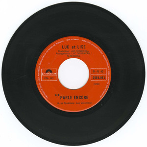 45 luc et lise cousineau   interview promotion vinyl 02