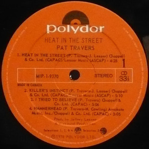 Travers  pat   heat in the street %281%29