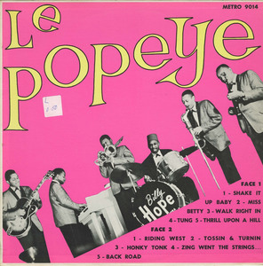 Billy hope et son orchestre   le popeye front2
