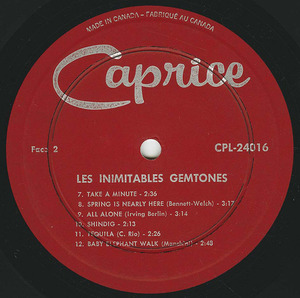 Les gemtones   les inimitables label 02