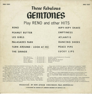 Gemtones fabulous gemtones play reno   other hits back
