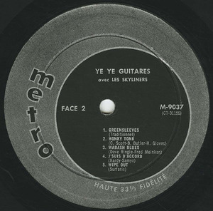 Skyliners ye ye guitar label 02