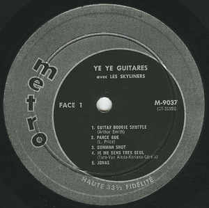 Skyliners ye ye guitar label 01