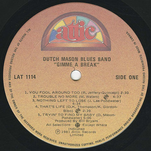 Dutch mason   gimme a break label 01