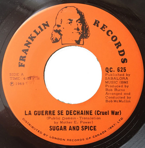 Sugar 'n' spice   la guerre se dechaine bw cruel war %28live%29 %282%29