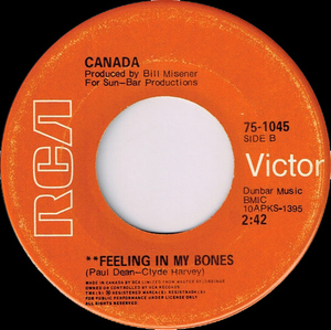 Canada   la la love you bw feeling in my bones %281%29