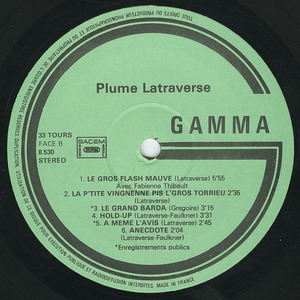 Plume latraverse   chansons pour l'elite label 02