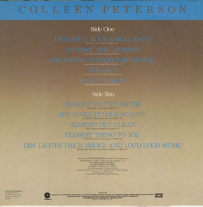 Colleen peterson colleen back