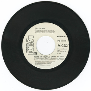45 cal dodd that it should come to this vinyl 01