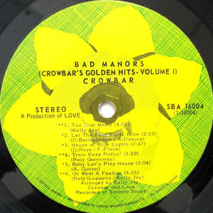 Crowbar   bad manors %28crowbar's golden hits  volume 1%29 %281%29