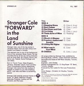 00   stranger cole   ''forward'' in the land of sunshine back