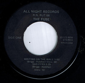 The fuse   writing on the wall label