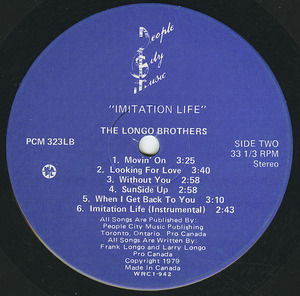 Longo brothers   imitation life label 02